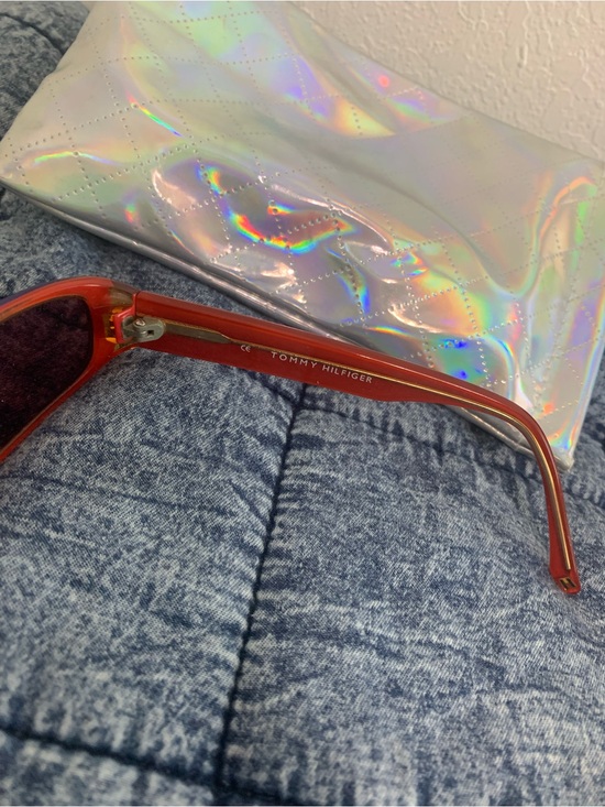 Red Women\'s Tommy Hilfiger sunglasses and womens Bebe sunglasses both like new main image 4